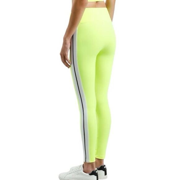 Palm Angels Leggings Neon Green Yellow Size Medium Track Leggings - Picture 5 of 9